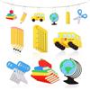 Ritorno a Scuola Striscione 24 Pezzi Back To School Ghirlanda Ritorno a Scuola