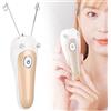TMISHION Epilatore elettrico a filo per la rimozione dei peli del viso. | Epilazione fisica, ricaricabile tramite USB, facile da usare, adatta per braccia e gambe.