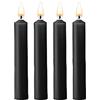 Ouch! TEASING WAX CANDLES - PARAFINA - 4-PACK - NEGRO