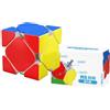 Moyu RS Skewb Cube Magnetic Skewb M Puzzle Adesivi Magic Cube Facili da Girare e Liscia Veloce e Professionale Cubo (Versione Magnetica)