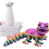 Generico Animale Stampato in 3D - Figure di rettili 14x5,8x5,8 cm | Fidget Toys - Fidget Antistress | Materiale ABS | Mini Camaleonte Decorativo - Decorazione da Collezione