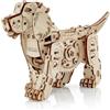 EWA Eco-Wood-Art- Puppy Cucciolo Meccanico Tridimensionale-Puzzle per Adulti e Adolescenti-Collezione Senza colla - 220 Dettagli, Colore Natura