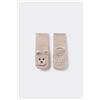 Tezenis Calzini Antiscivolo Bimba Soft Applicazione Bambina Marrone