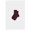 Tezenis Calzini Corti Senza Bordo Costina Bimba Bambina Rosso