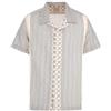 Guess Meyer Dobby - Camicia da Uomo a Maniche Corte, Dreamy Moon Multi, Small