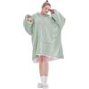 FELOVE Felpa Oversize con Cappuccio,Hoodie Gigante Super Morbida,Calda e Confortevole,Felpa con Cappuccio Adatta per Adulti, Uomini, Donne, Adolescenti