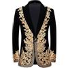 PYJTRL - Giacca da Uomo alla Moda con Paillettes Che cambiano Colore