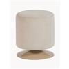 WOOOD Pouf girevole in bouclé Islen - Beige