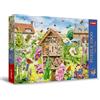 Trefl Premium Plus Quality - Puzzle Tea Time: Casetta delle api - 1000 Pezzi, Serie di Immagini Nostalgiche Dipinte, Tessere Perfettamente Abbinabili, per Adulti e Bambini a partire dai 12 Anni