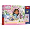 Trefl - Gabby's Dollhouse, Le avventure di Gabby e del gatto - 60 pezzi - Puzzle colorato con i personaggi della storia, poster esclusivo, divertimento per bambini dai 4 anni in su