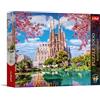 Trefl Qualità Trefl Premium Plus - Puzzle Photo Odyssey: Sagrada Família, Barcellona, Spagna - 1000 pezzi, serie fotografica unica, per adulti e bambini dai 14 anni in su