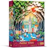 Trefl - Puzzle Effetto 3D, Londra - 1000 Pezzi - 40° Anniversario Trefl, Arte Paper Art, Puzzle Premium per Adulti e Ragazzi dai 14 anni