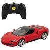 ColorBaby Rastar 41282 - Auto telecomandata, Ferrari 296 GTS, licenza ufficiale, scala 1:16, con luce, colore rosso, auto telecomandate, radiocomandate, telecomandate, regali per bambini