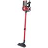 Clatronic, Scopa Aspirapolvere Portatile e con Filo 2 in 1 BS1314-Rosso, 600 W, Tecnologia Filtro Senza Sacchetto, Cavo da 6,8 m, Leggera e Maneggevole, Accessori Inclusi
