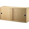 String Furniture - Cassettiera String System - Legno naturale - Pannello truciolare impiallacciato - Designer Nils Strinning
