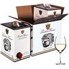 Luvit & Lumoè | Traminer IGT Tre Venezie | Offerta Vino Bianco Pregiato Italiano | Bag in Box | 2 X 5 Litri = 13 Bottiglie
