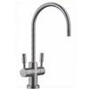 Rubinetto a due vie CASCATA INOX Grigio Metallizzato