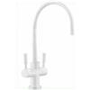 Rubinetto a due vie CASCATA INOX Bianco