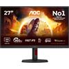 AOC G4 Q27G4ZR Monitor PC 68,6 cm (27") 2560 x 1440 Pixel Quad HD LED Nero, Rosso [Q27G4ZR]