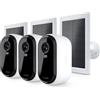 Arlo Essential Telecamera di sicurezza 3 2K, set da con pannelli solari [VMK3380-100EUS]