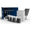 Arlo Ultra Telecamera di sicurezza 3 4K, set da 4 con pannello solare [VMC5450-111EUS]