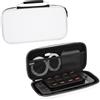 Konix Borsa di trasporto e protezione Carry Bag per console Nintendo Switch 2 - Tasca in rete per accessori - 8 scomparti per giochi - Bianco