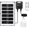 Aigostar Lampadina Led T100 35W con pannello solare IP65 Bianco freddo 6500K con sensore Aigostar