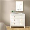 Dmora - Cassettiera Joceline, Settimino Multiuso, Comò Camera da Letto, Mobile con cassetti, 82x38 h80 cm, Bianco