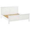 Dmora - Letto Piazza e Mezza Inaya, Sommier per Camera da Letto, Giroletto per Stanza, Struttura Porta Materasso, 211x179 h110 cm, Bianco