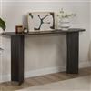 Dmora Consolle Kharos 150x35x75h cm Nero un Ripiano Peso Supportato 25 kg, Colore Ripiano Nero