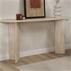 Dmora Consolle Kharos 150x35x75h cm Bianco Marmo un Ripiano Peso Supportato 25 kg, Colore Ripiano Bianco