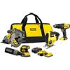 DEWALT Set di utensili elettrici Stanley 4 pezzi (SFMCK412MDS-QW)