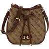 GUESS BORSA A SPALLA DONNA - GUESS MARRONE - HWJG23 13770