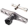 Pxyelec Chiave a bussola per dado ruota da 17 mm Chiave a bussola per dadi M4, M5, M5.5, M7 Chiave a croce esagonale per HSP 1/8 1/10 Buggy Scale RC Auto Pneumatici Aereo Aggiornamento Accessorio