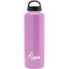 LAKEN Borraccia Classica con Bocca Larga, in Alluminio Leggero, a Parete Singola, Senza BPA, Tappo a Vite a Prova di perdite, 1 litro, Rosa
