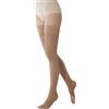 SOLIDEA BY CALZIFICIO PINELLI MARILYN 70 PUNTA APERTA CALZA AUTOREGGENTE CAMEL 4-L