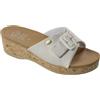 SCHOLL SHOES WAPPY PELLE BIANCO 42