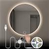 MALITAI USB 5V COB LED Strip Trucco Vanity Light Penetrable Vetro Touch Dimmer Bagno fai da te Toeletta Specchio Retroilluminazione Illuminazione