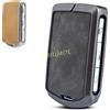 MIHUMOE Metallo In Pelle Smart Car Chiave A Distanza Fob Borsette Per 2015-2024 Volvo C40 S60 V60 S90 V90 XC40 XC60 XC90 Accessori Grigio