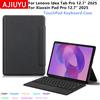 AJIUYU Custodia con tastiera AJIUYU per Lenovo Idea Tab Pro 12.7 pollici 2025, Cover per tablet Xiaoxin Pad Pro 2025 TB373FU TB375FC
