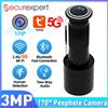 PEGATAH Spioncino Digitale TUYA HD con Telecamera di Sicurezza WiFi 2.4G/5G 170° ° Telecamera Cat-eye con Rilevamento Umano Grandangolare e Audio Bidirezionale