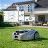 ISWARD Robot Tagliaerba Wireless ISWARD per 2500m² Senza Filo Perimetrale con RTK e Visione AI, Pianificazione del Percorso a Zig-Zag