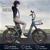 Samebike C05 Pro Bicicletta elettrica pieghevole con pneumatici fat da 20x4.0 pollici, mountain bike con batteria rimovibile da 36V 13Ah e autonomia di 90 km