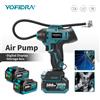 YOFIDRA Gonfiabile Pompa di Aria Elettrica Display Digitale Gonfiatore di Pneumatici per Auto Gonfiatore Automatico di Aria Strumento di Potere Per Makita Batteria Spille
