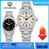 Watchdives WD1960S V2 Orologio al quarzo Bubble Sapphire Luminoso 36L Acciaio inossidabile 100 m Impermeabile Movimento VH31 Orologi vintage
