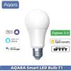 Aqara Lampadina LED Intelligente Aqara T1 Bianco Regolabile Zigbee 3.0 E27 6500K 220-240V Bluetooth per Casa Intelligente Compatibile con HomeKit Alice Google Alexa