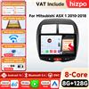 HIZPO Autoradio Android 10.1'' 6115 Sistema Intelligente 2 Din Lettore Multimediale Video per Mitsubishi ASX 1 GPS Navi Carplay Auto 4G RDS