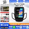 Hizpo 2 Din Autoradio per Ford Fiesta MK7 2009-2016 Lettore Multimediale Audio CarPlay Android Auto GPS BT WIFI FM RDS Autoradio AI