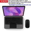 AJIUYU Custodia con tastiera Magic per Lenovo Idea Tab 11 TB336ZU/FU Xiaoxin Pad 11 2024 2025, Cover Folio con tastiera per Tablet da 11 pollici Tab M11