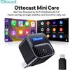 OTTOCAST Adattatore Wireless Ottocast Mini Core per CarPlay e Android Auto, da Cablato a Wireless, Dongle con Riconnessione Automatica Rapida, Plug and Play, NUOVO